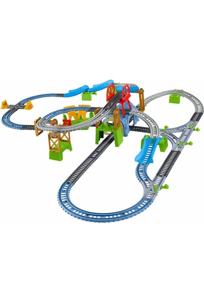 Thomas ve Arkadaşları TrackMaster Percy Büyük Macera Oyun Seti, Motorlu Trenli, Oyuncak Tren, Mağara, Köprü ve Tünel Parçaları Dahil GBN45
