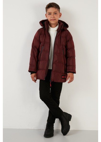 İçi Peluş Astarlı Çıkarılabilir Kapüşonlu Şişme Mont Erkek Çocuk MONT 5763038 modelleri