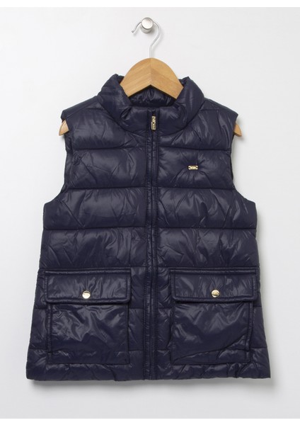 Lacivert Kız Çocuk Yelek G084SZ010.000.1447423.VR033
