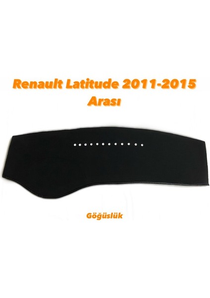 Renault Latitude 2011-2015 Arası Deri Kapitone Torpido Koruyucu Örtü