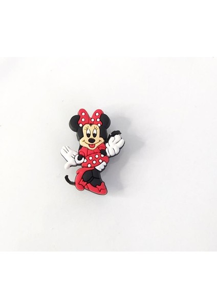 Silikon Minnie Mouse 1 Adet Tekli Terlik Süsü Aksesuar