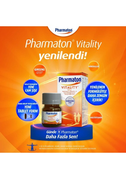 Vitality 30 Tablet 3 Adet