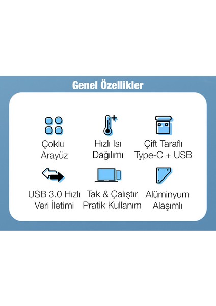 A-806 4 In 1 Type-C + USB Girişli USB 3.0 Çoğaltıcı Hub Adaptör Çevirici