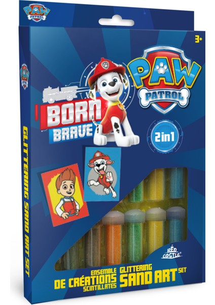 Kum Boyama Eğitici, Eğlenceli Aktivite ve Etkinlik Seti, 3 Yaş ve Üzeri, Paw Patrol Ryder&marshall modelleri