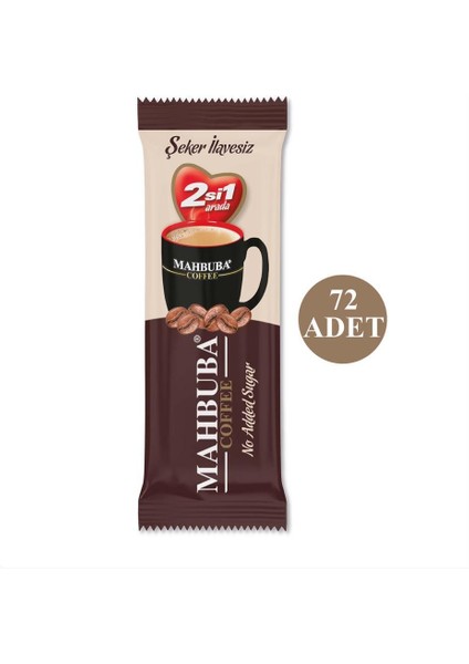 Coffee 2si1 Arada Şekersiz 72x4,5gr Mini Küçük Boy İkramlık Otobüs Hazır Kahve Kutu fiyatları