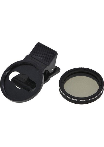 37MM Nd 2-400 Cep Telefonu Kamera Lens Filtre Kiti Ayarlanabilir Nötr (Yurt Dışından)