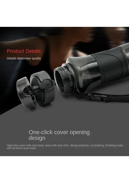 500ML Spor Su Kupası, Fitness Su Şişesi, Taşınabilir Sızıntı Korumalı ve Protein Pudra Milkshake Shaker Cup ile Kadın Anti-Fall Antien ve Kadınlar (Yurt Dışından) indirimleri