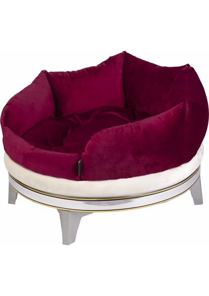 Bordo Luna Model Kedi - Köpek Koltuğu