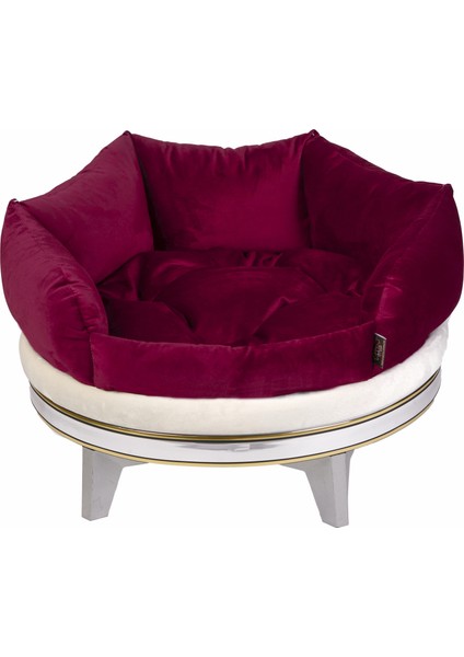 Bordo Luna Model Kedi - Köpek Koltuğu