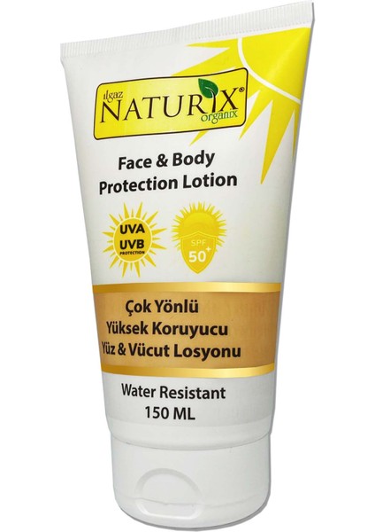 Spf 50+ Çok Yönlü Yüksek Koruyucu Yüz & Vücut Losyonu Güneş Koruyucu Krem Uva Uvb Protection Lotion