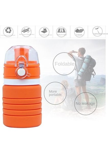 400ML Silikon Su Şişesi, Uygun Taşınabilir Açık Hava Spor Kupası, Dağcılık Katlanır Su Şişesi, Bisiklet Su Şişesi (Yurt Dışından) indirimleri