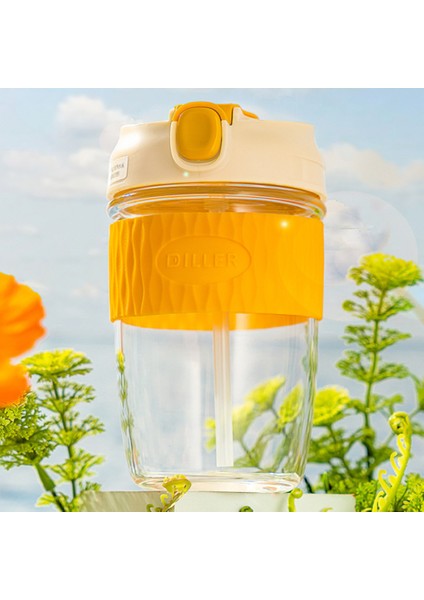 Gıda Sınıfı Süt Çay Kahve Kupası, Bayanlar Taşınabilir Çay Kupası, Büyük Kapasiteli Saman Kupası (Yurt Dışından) modelleri