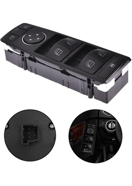 Mercedes W166 - X166 Kasa Cam Düğmesi Anahtarı Katlanır Ayna