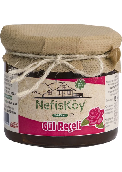 Katkısız Gül Reçeli 450 gr