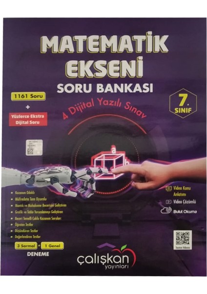 Çalışkan Yayınları 7. Sınıf Matematik Ekseni Soru Bankası