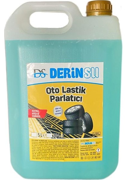 Ds Oto Lastik Parlatıcısı Extra Güçlü Formül 5 Lt