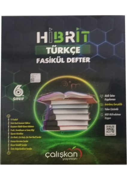 Çalışkan Yayınları 6. Sınıf Hibrit Türkçe Fasikül Defter