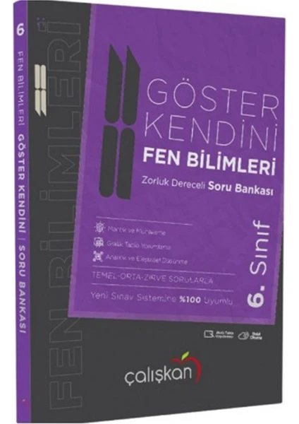 Çalışkan Yayınları 6. Sınıf Göster Kendini Fen Bilimleri Soru Bankası