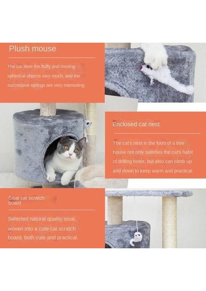 Kedi Tırmanma Çerçevesi, Kedi Kumu, Kedi Ağacı, Kedi Atlama Platformu, Kedi Çizme Tahtası, Kedi Çizme Sütunu (Yurt Dışından)