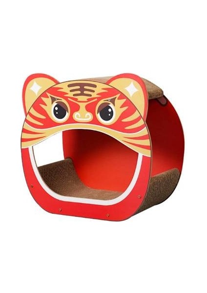 Oluklu Karton Kaplan Şeklindeki Kedi Çizme Tahtası (Yurt Dışından)