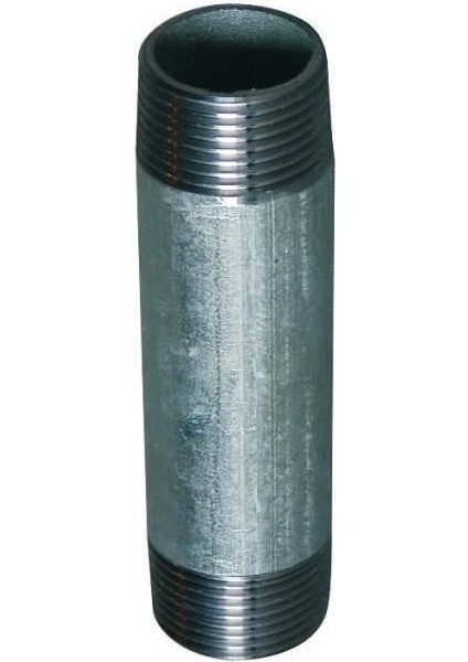 Galvanizli Boru Uzatma Pasolu 1 Lik 20 cm