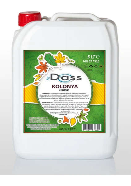 Mr. Dass Kolonya 5 Lt 80 Derece