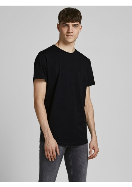 Jjebasher Tee O-Neck Ss Noos Siyah Erkek T-Shirt 12182498-Black