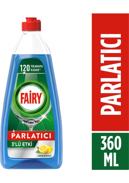 3’lü Etki Bulaşık Makinesi Parlatıcısı 360 ml