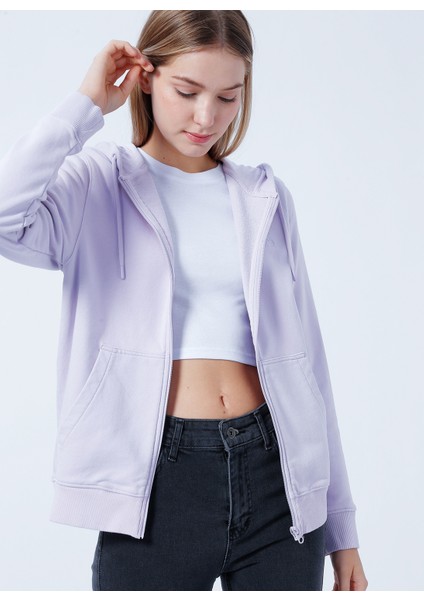 Kapüşon Yaka Lila Kadın Sweatshirt 9130081584 MT0023 fiyatları