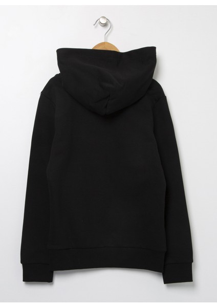 Baskılı Erkek Çocuk Siyah Sweatshirt IU0IU00266 fiyatları
