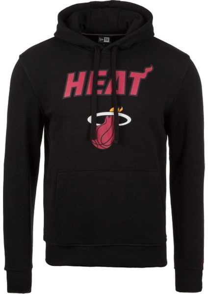 Kapüşon Yaka Siyah Erkek Sweatshirt 11530757-TEAM Logo Po Hoody Mıahea