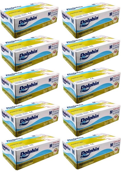 Lateks Pudralı Eldiven M (20 Paket)