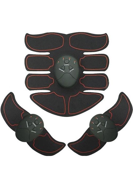 Kablosuz Ems Kas Stimülatörü Abs Karın Kas Trainer Toner Vücut Fitness (Yurt Dışından)