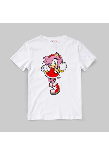 Sonic Amy Rose Unisex Çocuk Tişört T-Shirt Mr-18