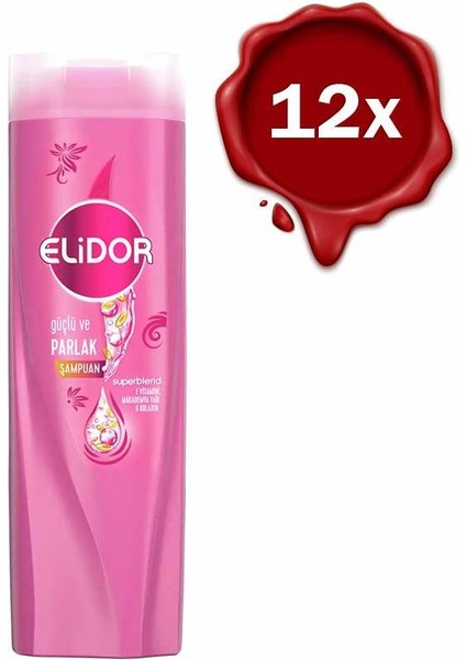Superblend Saç Bakım Şampuanı Güçlü Ve Parlak E Vitamini X 12