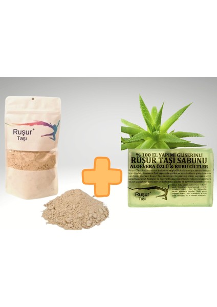 400 Gr Peeling Işıltısı (+-%10) + Aloevera Özlü Ruşur Sabunu Doypack