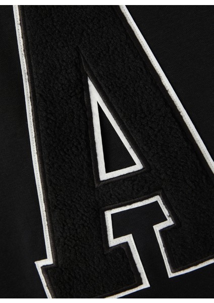 Nakışlı Erkek Çocuk Siyah Sweatshirt Nlmnay Ls Sweat W Hood fırsatları