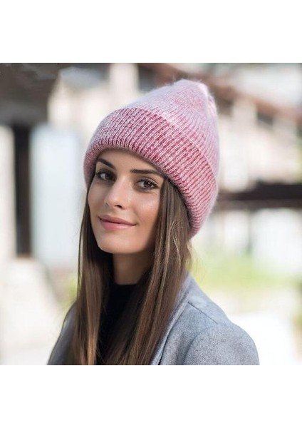 Kış Şapka Gerçek Tavşan Kürk Kış Şapkalar Kadınlar Için Moda Sıcak Beanie Şapka Kadınlar Katı Yetişkin Kapak Kafa Kap | Bayan Skullies Ve;kasket(Yurt Dışından) fiyatları
