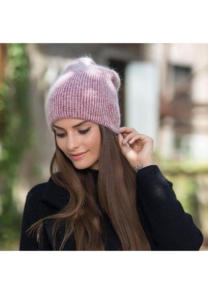 Kış Şapka Gerçek Tavşan Kürk Kış Şapkalar Kadınlar Için Moda Sıcak Beanie Şapka Kadınlar Katı Yetişkin Kapak Kafa Kap | Bayan Skullies Ve;kasket(Yurt Dışından) fırsatları