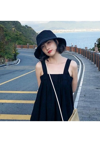 Kadınlar Pamuk Kova Şapka Yaz Katlanabilir Güneş Kremi Panama Kap Kadın Kız Açık Balıkçı Şapka Güneş Şapkaları Önlemek | Kadın Güneş Şapkaları modelleri