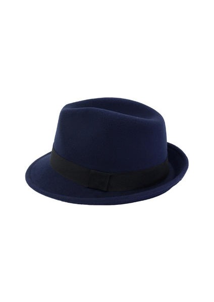 Retro Sert Keçe Kadın Erkek Fold Brim Billycock Sag Top Bowler Derby Caz Fedora Şapka | Fedora Şapka | Caz Şapka Bowler Derby Şapka