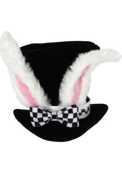 Cosplay Şapka Sevimli Paskalya Günü Tavşan Top Şapka Alice Wonderland Bunny Bowler Erkek Kadın Cadılar Bayramı Kostüm Komik Topper Karnaval Kulakları | Tatil Kostümleri