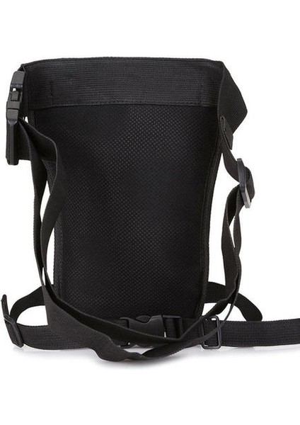 Yeni Erkek Su Geçirmez Naylon Açık Ride Bacak Çanta Damla Fanny Bel Kemer Kalça Bum Askeri Taktik Seyahat Motosiklet Sürme Bel Bacak Çantası (Siyah) modelleri