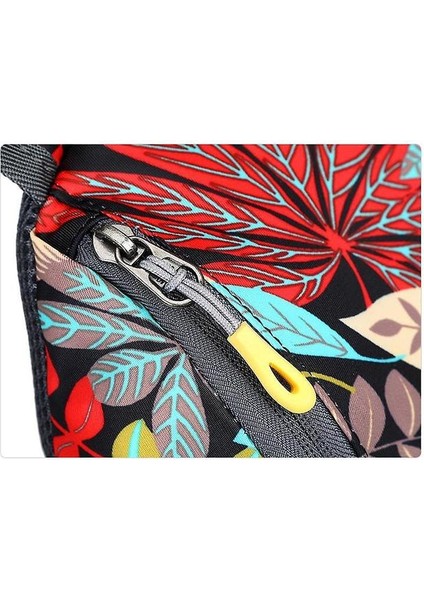 Sling Çanta Göğüs Omuz Sırt Çantası Erkekler Kadınlar Için Su Geçirmez Crossbody Çanta (Kırmızı)