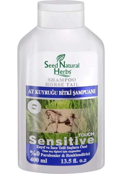 Seed Natural Herbs At Kuyruğu Bitkisi Şampuanı 400 ml