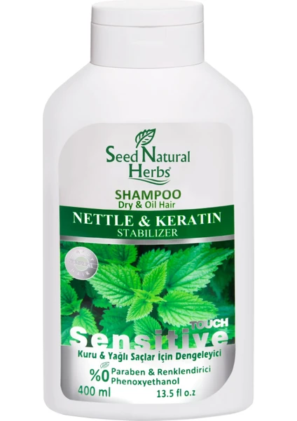 Seed Natural Herbs 400ML Isırgan otlu Keratin Şampuan