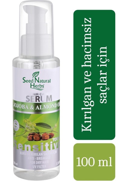 Jojoba Badem Yağı Saç Serumu 100 ML