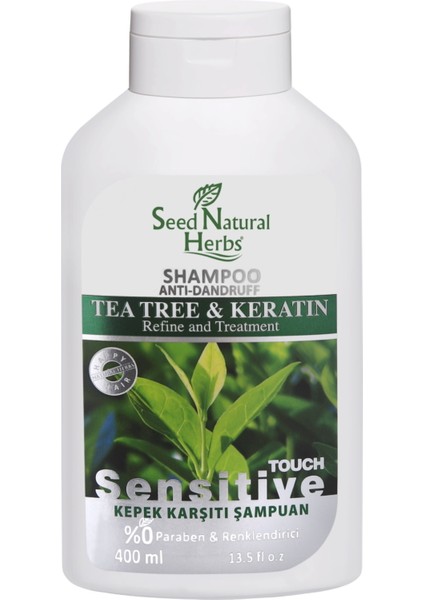 Tea Tree Keratin Şampuanı 400 Ml