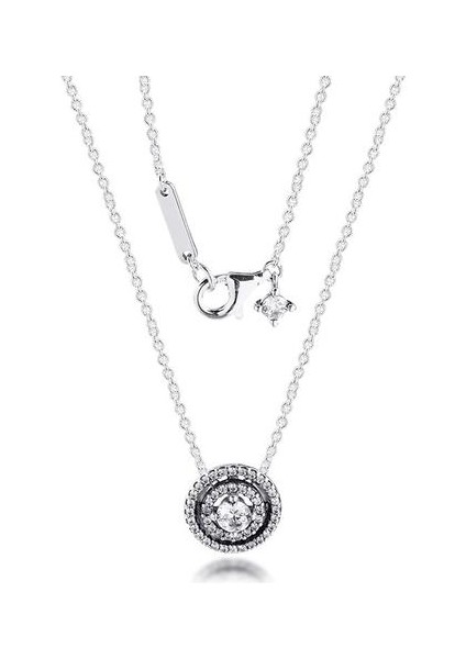 Karısı Gerçek Gümüş Yeni Yıl Hediye Kız Arkadaşı S925 Collier Gerdanlık Takı Kadınlar Için Kadın Kolye | Zincir Kolyeler (Yurt Dışından)
