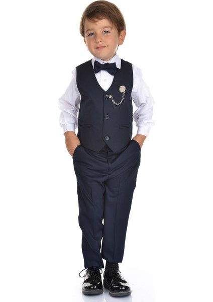 Yelekli Smokin Erkek Çocuk Takım fiyatları